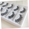 Mikinona 3sets False Lashes Lengthened Eye End Natural Cross Dense