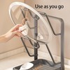 Organizadores de tapas de cocina inoxidables, Dark Gray 1-TIER