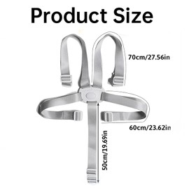 Hochstuhl-Sicherheitsgurte 5 Punkt Gurt Sicherheitsgurt,Multifunktional Hochstuhl Gurt,Universal Ersatz-Sicherheitsgurte,Verstellbare Wandelbare Baby Sicherheitsgurt,für Hochstuhl/Kinderwagen