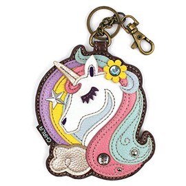 CHALA Women's Decorative Key Fob/Coin Purse Accessory (Unicorn)