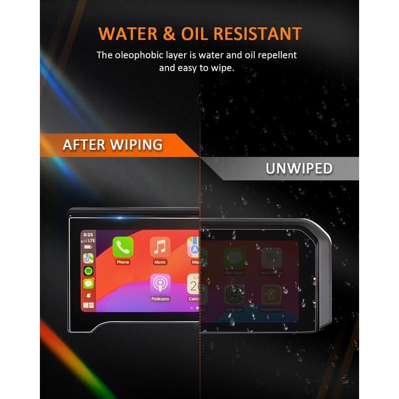 CDEFG (4Pcs/Set for 2025 Toyota Land Cruiser Screen Protector, 12.3"