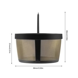 GoldTone Reusable 4 Cup Basket Mr. Coffee Replacement with Mesh Bottom - Permanent coffee filter for Mr. Coffee Maker and Brewer