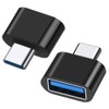 Leizhan USB-C to USB Adapter - 2 Pack OTG for