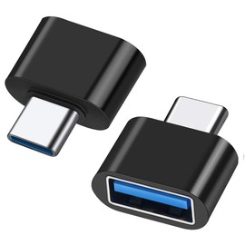 Leizhan USB-C to USB Adapter - 2 Pack OTG for MacBook Pro/Air, Galaxy S9/S8/Tab S3, Dell XPS & More