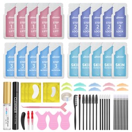Libeauty Eyelash Lifting Set, Eyebrow Lifting Set, Eyelash Wave Set, Effectiveness 6-8 Weeks, Fully Equipped Tools, Salon Result and Easy to Use