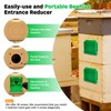 Bee Hive Entrance Reducer, 6 Pack Plastic Beehive Entrance Reducer,Green