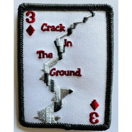 Crack In The Ground Embroidered Patch Central Oregon  Hiking Souvenir Limited Ed
