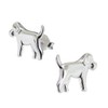 Sterling Silver Labrador Dog Earrings