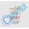 signkitsuk World's Best Nanny – Thoughtful Appreciation Gift for Nannies