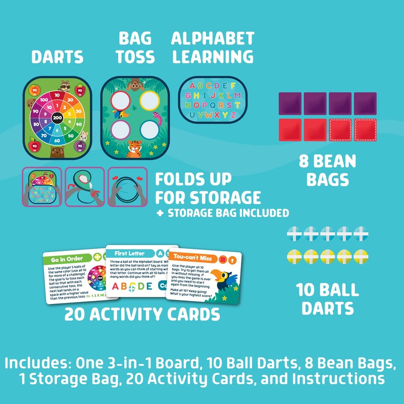 Chuckle & Roar 3-in-1 Pop Up and Play Game Set