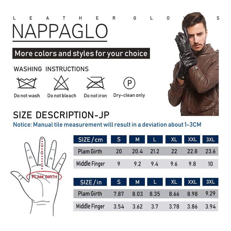 Nappaglo Men's Short, Genuine Leather, Sheepskin Leather, Fingerless, Summer, Spring,