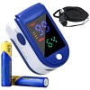 Finger Tip Pulse Oximeter LED Blood Glucose Meter For Hospital
