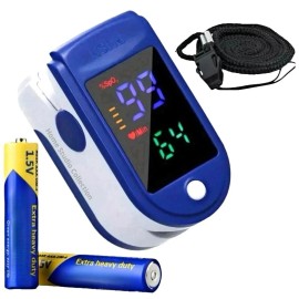 Finger Tip Pulse Oximeter LED Blood Glucose Meter For Hospital Household NEW