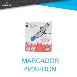 Marcador Pizarrón Blanco Nextep Color Azul Com12 Pzas
