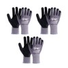 Brigic Safety Work Gloves Micro Foam Nitrile Coated, High-density Nylon