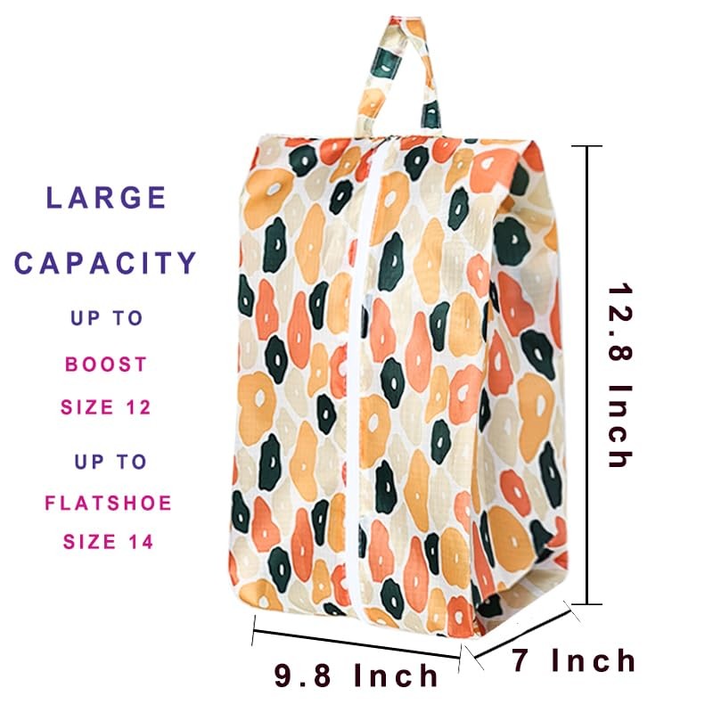 Travel Shoe Bags, Set of 12, Large Oxford Fabric Storage