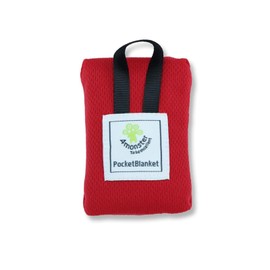 Wowjimi Leisure Sheet, 27.6 x 43.3 inches (70 x 110 cm), Ultra Thin, Lightweight, Waterproof, Sandproof, Integrated Storage Bag Included, Beach Mat, Convenient to Carry, Tear-resistant, Picnic Sheet, Camping, Mountain Climbing, Sports Events, Fireworks Viewing, Excursions (Red)