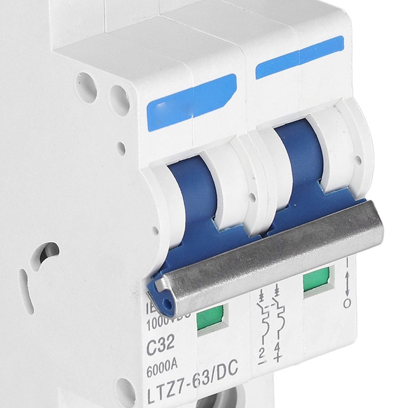 DC Miniature Circuit Breaker 2 Pole 1000V 32A DIN Rail