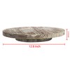 MyGift 13-Inch Torched Wood Lazy Susan Turntable