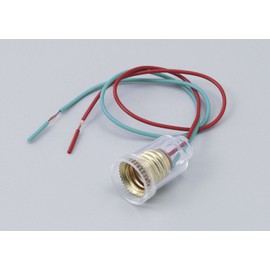 Elpa Small Base (Socket) E10 with Lead Wire 20 cm For Base Lamp Not Included [Pack of 2] pp04nh