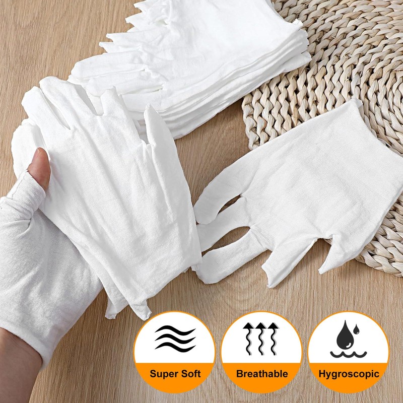 moisturising Gloves Cotton Gloves for Eczema Dry Hands