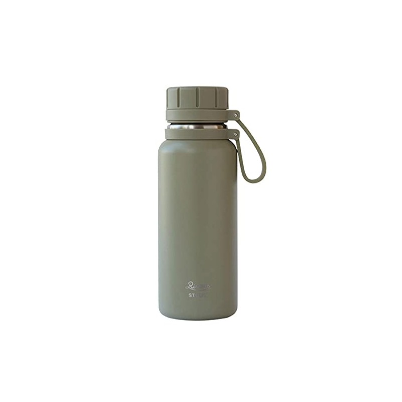 Rivers KHAKI Vacuum Flask, Stout 2-500 Water Bottle, 16.9 fl