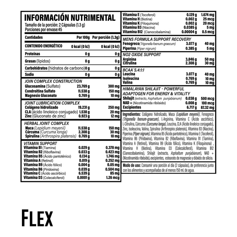 Testrol Combo Flex Multi Mens Cápsulas Sabor