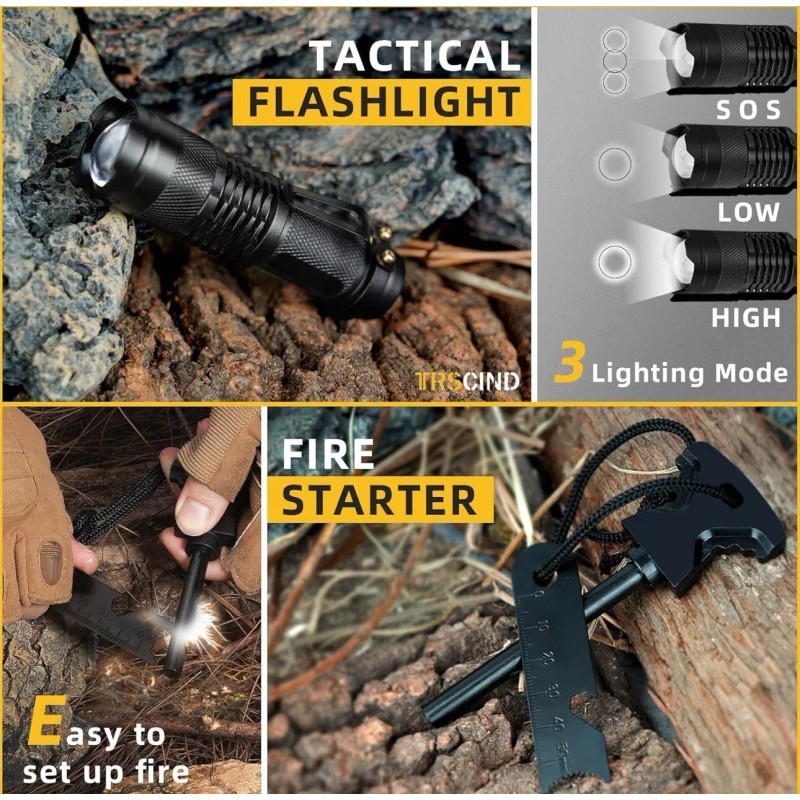 Survival Kit 14-in-1 Survival Kit Gifts