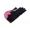starlingukpk Quality Soft Suede Leather Falconry Gloves. (Small)