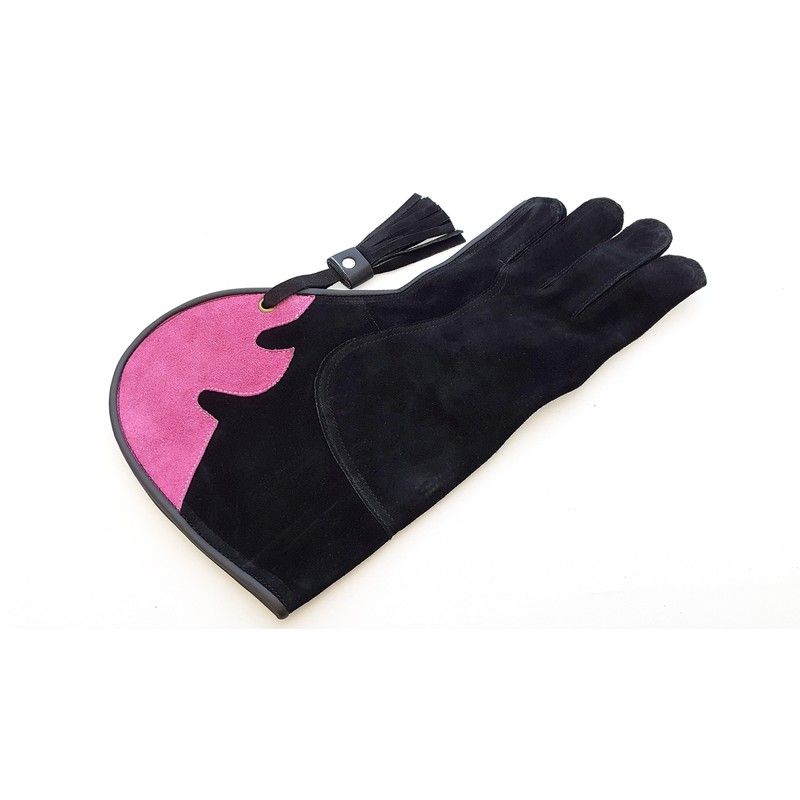 starlingukpk Quality Soft Suede Leather Falconry Gloves. (Small)
