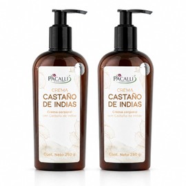 PACALLI Crema Castaño de Indias 2x250g - Con Hamamelis y Árnica