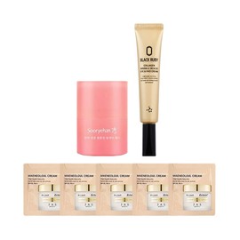 Beautiful Volume Up Lip Serine Red 15ml + Black Ruby Collagen Eye Cream 30ml + 5 bare face samples / 수려한 볼륨업 립세린 레드 15ml + 블랙루비 콜라겐 아이크림 30ml + 맨얼굴 샘플 5매