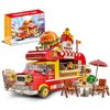 Friends Burger Truck Building Set, Creative Fast Food Truck Playset