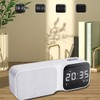 CLSSLVVBN Dual Alarm Clock Bluetooth Speaker Adjustable Display Light Sound