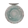 Cynthia Rowley Melamine Dinner Plates Blue Medallion Swirl Cynthia Rowley