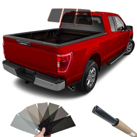 DIY MotoShield Pro 1.5mil Professional Performance Precut Carbon Window Tint Film Kit for (2021-2025) Ford F150 Extended Cab (3pc Rear Windshield 15%)