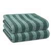 PREMIUS 2 Pack Stripes Hand Towel, Bath Towel, and Bath
