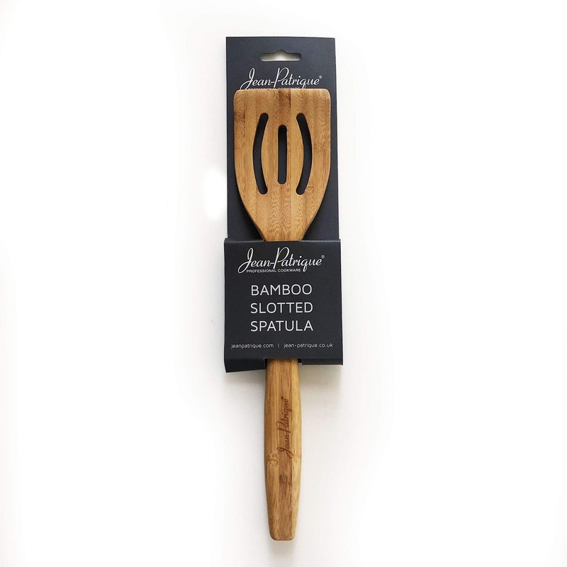 Jean-Patrique Bamboo Slotted Spatula - Firm Grip, Ideal for Cooking,