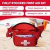 Ever Ready First Aid, Fanny Pack/Hip Pack, Fully Stocked First
