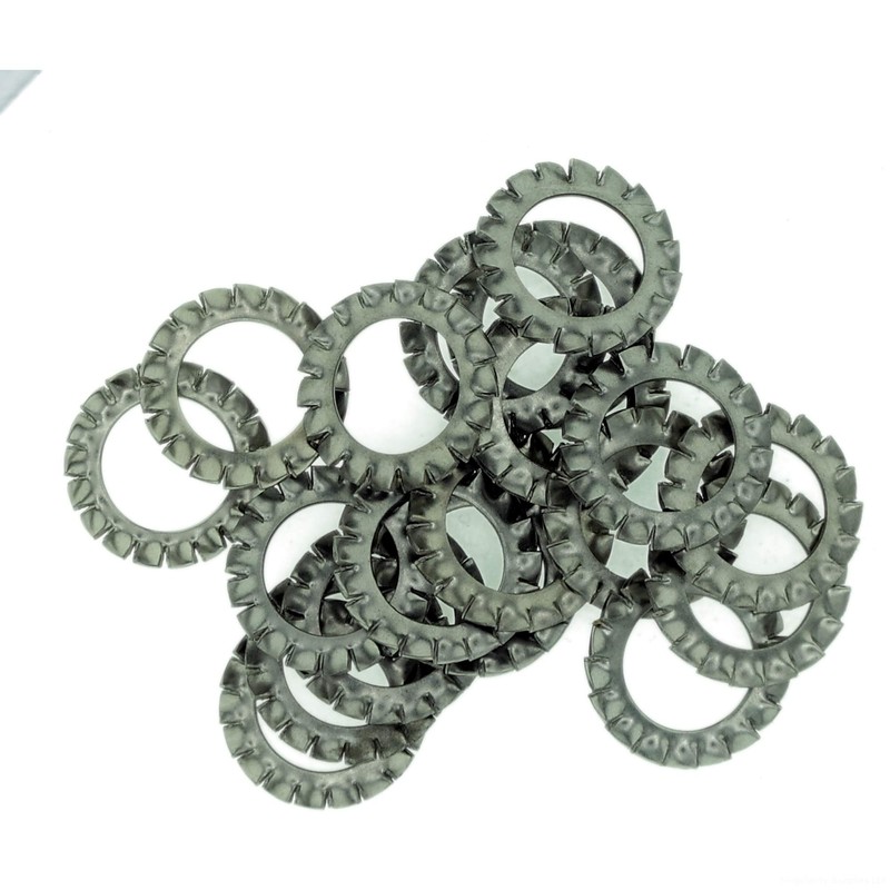 M30 (30mm) Shakeproof Washer (External Serrated) - Stainless Steel (A2)