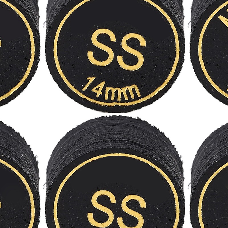 6pcs Pool Cue Tips Professional Multi Layers Billiard Pool Cue