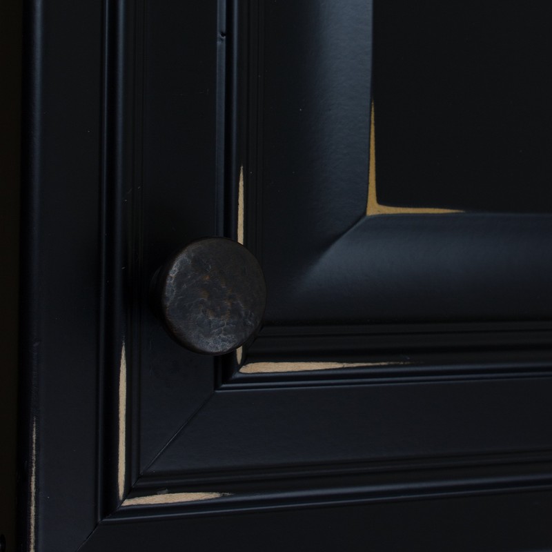 GlideRite Hardware 5080-ORB-10 Round Hammered Cabinet Knobs, 10 Pack, 1.25",