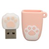 U Disk USB2.0 Hot Swap Cat Paw Shape Cartoon Style