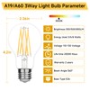 A19/A60 3 Way LED Bulb, E26 Base, 30/50/80W Equivalent, 3000K