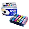 Top Ink for Epson IC80 Compatible IC6CL80L Compatible Ink 6