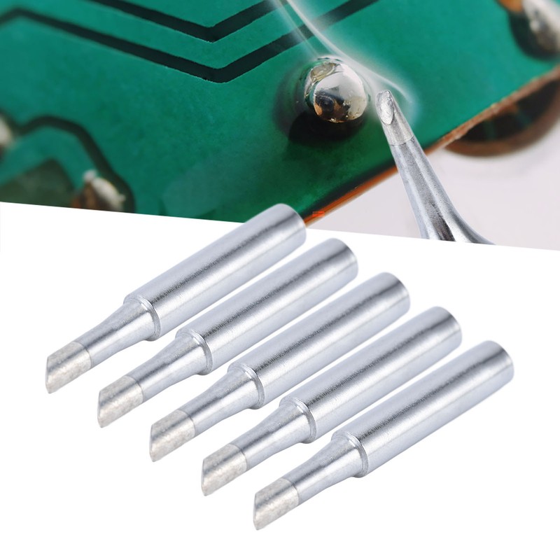 5PCS Soldering Iron Tip Internal Heating Constant Temperature Copper Electric