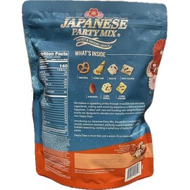 Happy Days Japanese Party Mix, Sweet & Savory Snack with House Blend Furikake, 18 oz
