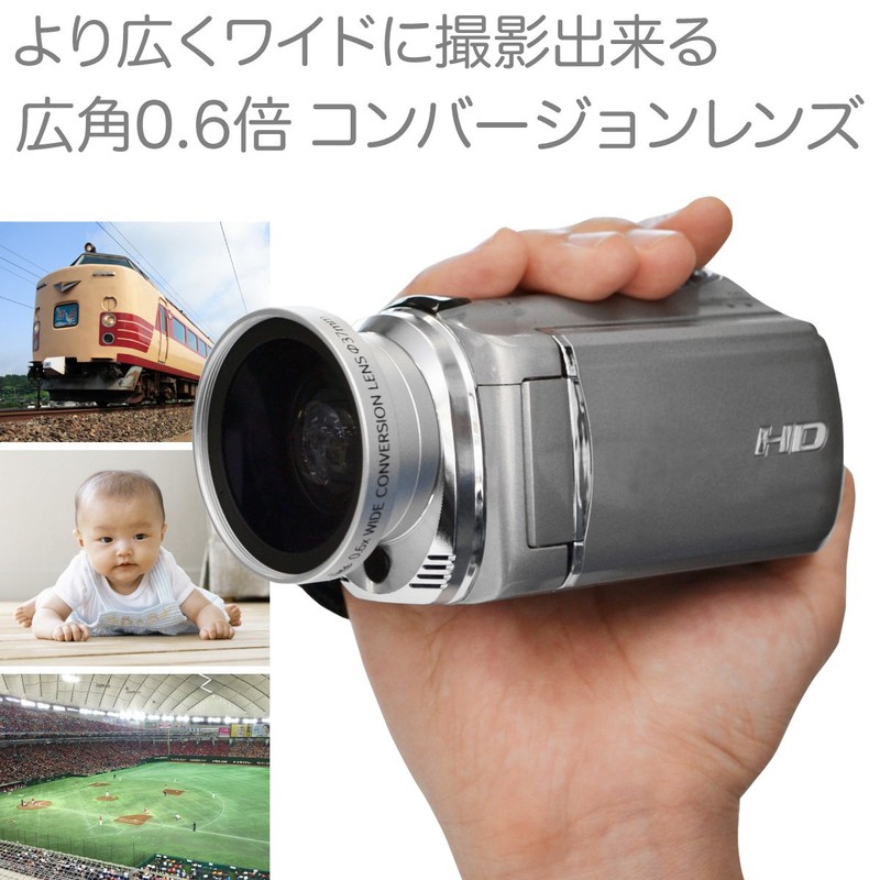 My Lens JTT Online MLE46W06 Video Camera Wide Angle 0.6x