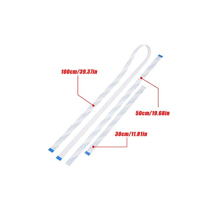 Cable Plano FFC Flexible 15 Pin 3 Piezas 30/50/100 cm
