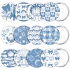 Geelin 24 Pcs Blue Seashell Compact Mirrors Coastal Party Gifts